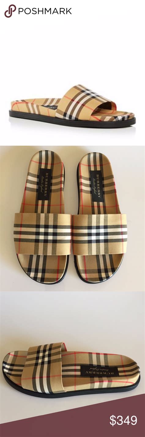 burberry flip flops men's.